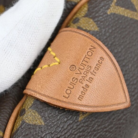 LOUIS VUITTON Speedy 40 Travel Hand Bag Monogram Leather Brown - Picture 13 of 14